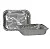 BANDEJA ALUMINIO RETANGULAR 750ML CX C/100 - Imagem 2