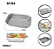 BANDEJA RETANGULAR 1500ML M184 CX C/100 - Imagem 3