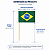 PALITO PETISCO BANDEIRA DO BRASIL C/10 - Imagem 3
