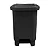 LIXEIRA RETANGULAR 25 LITROS PRETA - Imagem 3