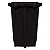 LIXEIRA RETANGULAR 25 LITROS PRETA - Imagem 2