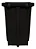LIXEIRA RETANGULAR 50 LITROS PRETA - Imagem 3