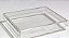 CAIXA ACRILICA 25X25X7,5CM TRANSPARENTE UNIDADE - Imagem 1