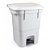 LIXEIRA PLASTICA COM PEDAL 50 LTS COR BRANCA - Imagem 1