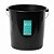 BALDE RECYCLE PRETO 10LTS COM ALCA METAL - Imagem 2