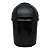 LIXEIRA PLASTICA RETRATIL 4,1 LITROS COR PRETA - Imagem 1