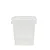 BALDE PL 220 QUADRADO TRANSP C/10 - Imagem 2