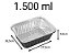 BANDEJA RETANGULAR 1500ML C/10 - Imagem 2