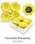 FORMA DOCE MARGARIDA ARTESANAIS AMARELO C/40 UNIDADES PC - Imagem 1