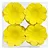 FORMA DOCE MARGARIDA ARTESANAIS AMARELO C/40 UNIDADES PC - Imagem 3