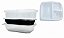 BANDEJA BRANCA C/3 DIVISORIAS 900ML C/12 UND - Imagem 3