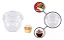 POTE MIX 180ML PRAFESTA C/10 UNIDADES - Imagem 1