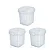 POTE QUADRADO C/TAMPA 220 ML PLASTI LANIA PC/ C 10 UNIDADES - Imagem 3