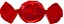 EMBALAGEM TRUFA VERMELHO 15X16 C/100 - Imagem 1