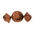 EMBALAGEM TRUFA CASTANHO LISO 15X16 C/100 UND - Imagem 2
