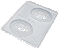 FORMA SIMPLES SABONETE OVAL FLORES R1025 - Imagem 2
