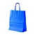 SACOLA PAPEL AZUL BIC PP 18X22X9 C/10 - Imagem 1