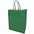 SACOLA PAPEL VERDE ESCURO PP 18X22X9 C/10 - Imagem 1