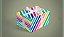 BOBINA PRES 40 CASUAL LISTRAS ROSA/ VERDE/ AMARELO E AZUL R.353 - Imagem 1