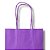 SACOLA PAPEL ROXO PP 18X22X9 C/10 - Imagem 1