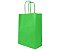 SACOLA PAPEL VERDE LIMAO PP 18X22X9 C/10 - Imagem 1
