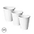COPO 80ML BRANCO PS C/100 - Imagem 3