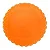BANDEJA RENDADA REDONDA 21CM LARANJA NEON UNID - Imagem 1