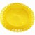 BANDEJA RENDADA REDONDA 21CM AMARELO UNID - Imagem 2