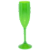 TACA CHAMPAGNE VERDE FLUOR - Imagem 1