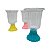 VASO GREGO TRANSPARENTE 750ML BASE AZUL CLARO - Imagem 2