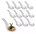 COLHER DE CANAPE TRANSPARENTE PCT C/10 - Imagem 2