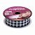 FITA 219 XADREZ BORDADO PRETO 22MMX10MT - Imagem 2