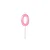 VELA DESIGN ROSA CANDY N.0 - Imagem 1