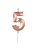 VELA DESIGN ROSE NUMERO 5 - Imagem 1