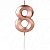 VELA DESIGN ROSE NUMERO 8 - Imagem 1