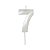 VELA DESIGN BRANCO NUMERO 7 - Imagem 1