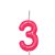 VELA ROSA NEON N.3 - Imagem 1