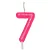 VELA ROSA NEON N.7 - Imagem 1