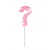 VELA DESIGN ROSA PEROLIZADA INTERROGACAO - Imagem 1