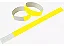 PULSEIRA P/ EVENTOS AMARELO NEON C/40 UNIDADES 245x20 - Imagem 2