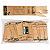 KIT 100 TALHER MADEIRA A GRANEL GARFO/FACA/GUARDANAPO TALGE ECO - Imagem 3