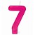 VELA ROSA NUMERO 7 - Imagem 1
