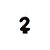 VELA PRETA GLITTER NUMERO 2 - Imagem 1