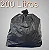 SACO LIXO PRETO 200LT 0,8 PACOTE C/1KG 95X120X0,8 - Imagem 1