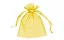SACO ORGANZA DOURADO 10X12 PACOTE C/10 UNIDADES - Imagem 1