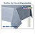 TOALHA MESA PRATA 80X80 C/10 - Imagem 1