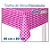 TOALHA MESA XADREZ PINK 80X80 C/10 - Imagem 1