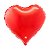 BALAO CORACAO VERMELHO PEQ N.6 C/50 UNIDADES - Imagem 1