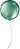 BALAO LISO N.5 METALIC VERDE C/25 - Imagem 1