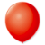 BALAO LISO 9 REDONDO VERMELHO QUENTE PCT C/50 UNIDADES - Imagem 1